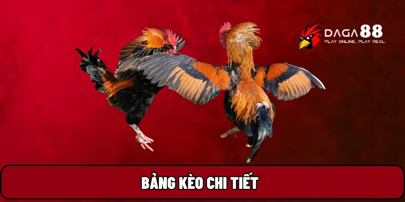 Bảng kèo chi tiết
