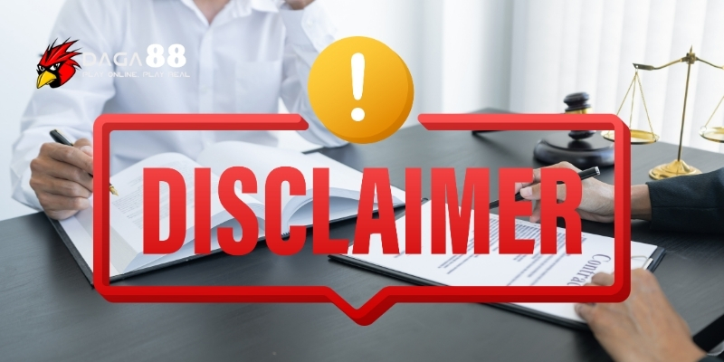 Miễn Trừ Trách Nhiệm - Những Điều Tân Thủ Cần Biết Daga88! 3 Kiểm soát thời gian chơi hợp lý tại Daga88